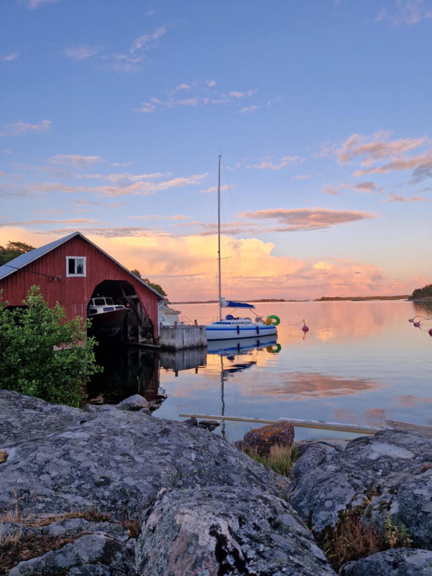 Braennskaer Cottages & Glamping 帕伽斯 外观 照片